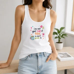 Original Im Not Your Cup Of Tea So Dont Drink It Tank Top