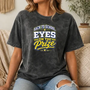 Good Back To School Motivational Vector Students on a soft washed t shirt in a neutral color