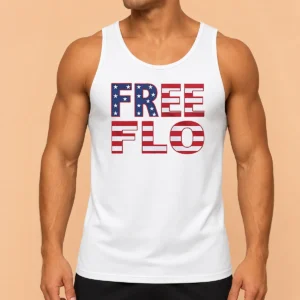 Top Patriotic USA Flag Stars And Stripes Typography Tank Top