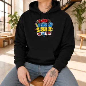Nice Back To School Squad Cartoon For Students Hoodie