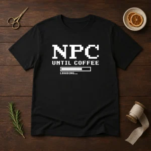 Awesome NPC Until Coffee Loading Gamer Caffeine