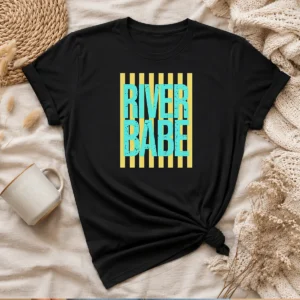 Funny River Babe Retro Stripes Sunshine
