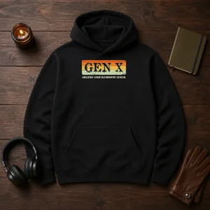 Funny Gen X Adulting Since Elementary School Hoodie