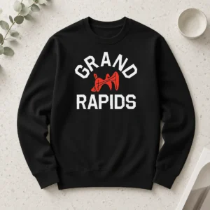 Awesome Grand Rapids Michigan City Logo Long Sleeve Shirt