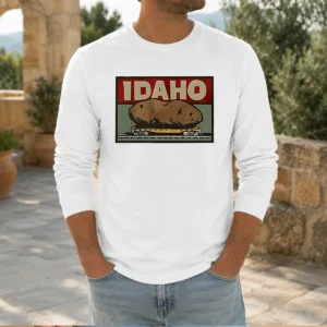 Official Idaho Spud Railcar Potato Long Sleeve Shirt