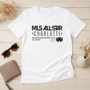 Awesome MLS All Star Charlotte 2026 Major League Soccer Vs Liga MX V-Neck Shirt