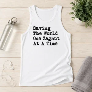 Premium Saving The World One Zagnut At A Time Tank Top