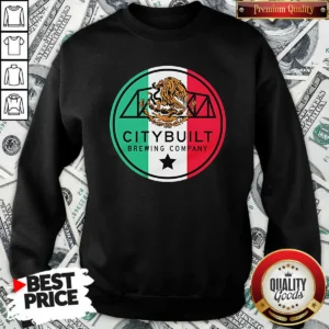 Pretty Citybuilt Brewing Company Mexico Flag Eagle Sweatshirt