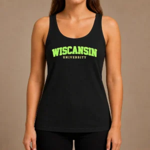 Awesome Wiscansin University College Funny Parody Tank Top