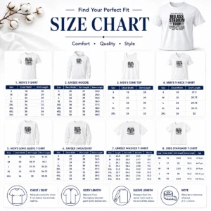 Size chart for Awesome Post Malone Big Ass Stadium Tour Raymond James Stadium Tampa Bay 2026 with measurements in inches and cm
