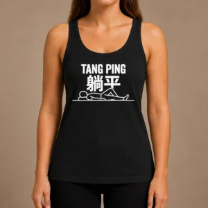 Original Tang Ping Lying Flat Anti Hustle Culture Tank Top