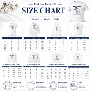 Size chart for Hot Awesome Snoopy Bitchilante Being Mean Only To People WHO Deserve It with measurements in inches and cm