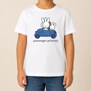 Original Miffy Passenger Princess Bunny Cute Rabbit Kids T-Shirt
