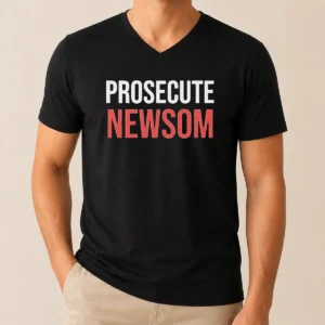 Good Awesome Prosecute Newsom V-Neck Shirt
