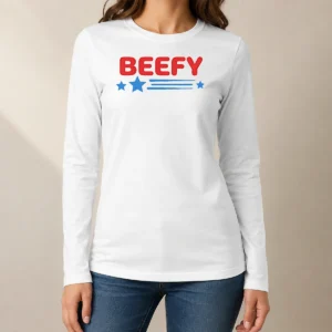 Nice Awesome The Bear Beefy Stars Long Sleeve Shirt