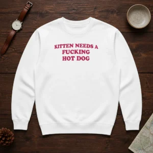 Awesome Needs A Fucking Hot Dog Kitten Sweater