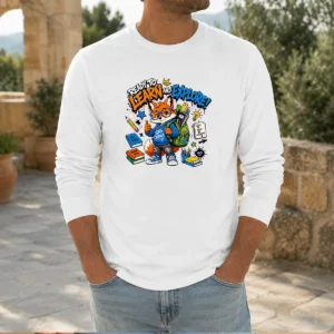 Top Back To School Fashion Fox Long Sleeve Shirt