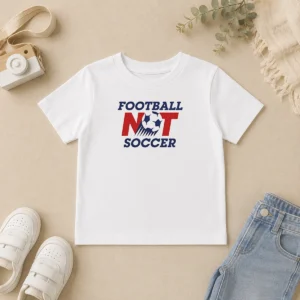 Pretty Football Not Soccer Kids T-Shirt