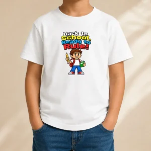 Top Pretty Back To School Pixel Kids T-Shirt