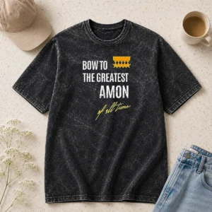 Hot Bow To The Greatest Amon Of All Time Washed T-Shirt
