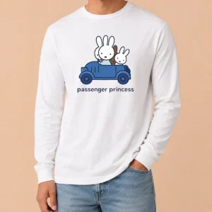 Original Miffy Passenger Princess Bunny Cute Rabbit Long Sleeve Shirt