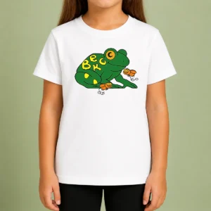 Funny Beck Frog With Flies Alternative Rock Indie Music Kids T-Shirt