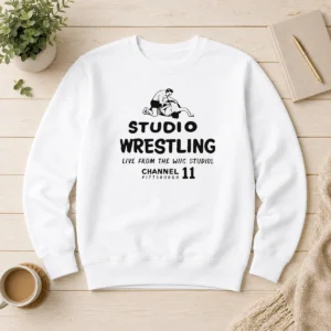 Hot Studio Wrestling Live From The WIIC Studios Channel 11 Pittsburgh Sweater
