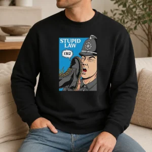 Top Police Stupid Law Sweater