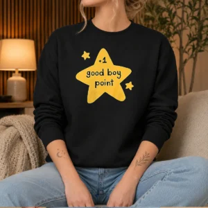 Hot Plus 1 Good Boy Point Star Reward Positive Reinforcement Sweater