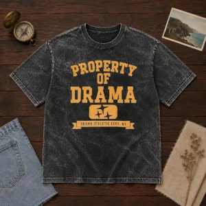 Good Property Of Drama Athletic Dept NY Washed T-Shirt