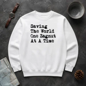 Awesome Saving The World One Zagnut At A Time Sweater