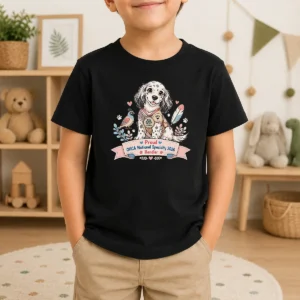 Top OHCA National Specialty 2026 Kawaii Hunting Dog Pride Kids T-Shirt