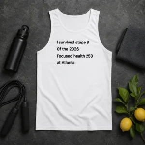 Top I Survived Stage 3 Of The 2026 Focused Health 250 At Atlanta Tank Top