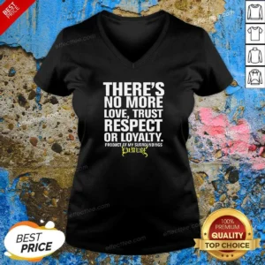 Hot There'S No More Love Trust Respect Or Loyalty Product Of My Surroundings Emmure V Neck Shirt v neck optimized view
