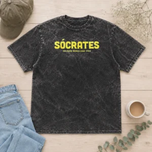 Top Socrates Brasil 1982 Washed T-Shirt