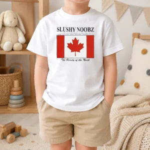 Premium Slushynoobz Canada Facts Creator Fan The Beauty Of The North Kids T-Shirt