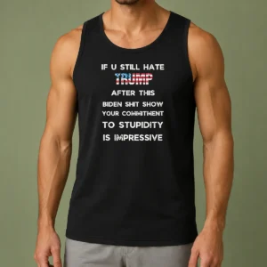 Hot Trump And Biden Shit Show Political Tank Top