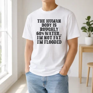 Awesome The Human Body Is Roughly 60 Percent Water I'M Not Fat I'M Flooded