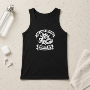 Good Original Brain Eating Bug Summer Stencil Tank Top