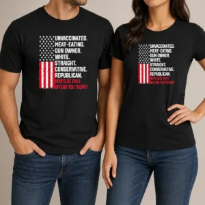 Top Hot Unvaccinated Meat Eating Gun Owner White Straight Conservative Republican