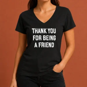 Good Thank You For Being A Friend Golden Girls V-Neck Shirt