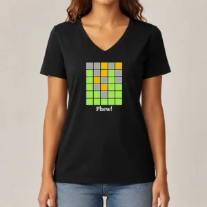 Hot Awesome Minesweeper Phew Grid Shirt - Image 2