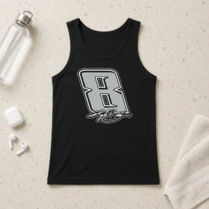 Awesome Kyle Busch Black No 8 Signature Tank Top