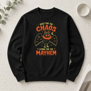 Good Built For Chaos Living For The Mayhem Long Sleeve Shirt