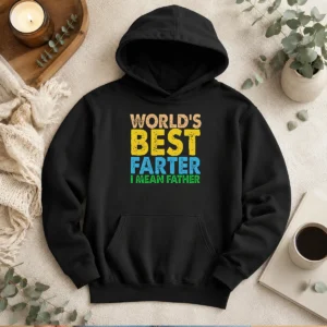 Top World'S Best Farter Funny Humor Dad Fathers Day Hoodie