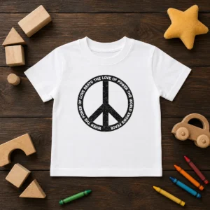 Awesome When The Power Love Beats The Love Of Power Kids T-Shirt