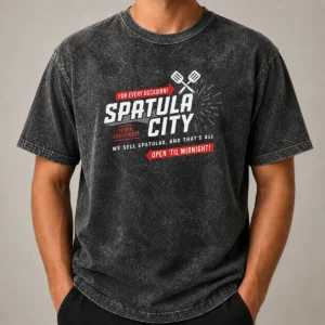 Official Awesome Spatula City Classic Washed T-Shirt