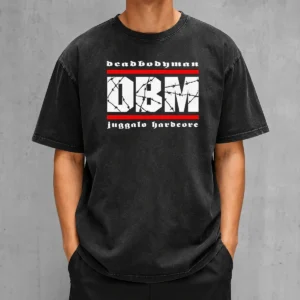 Happy Pretty Deadbodyman DBM Juggalo Hardcore Washed T-Shirt