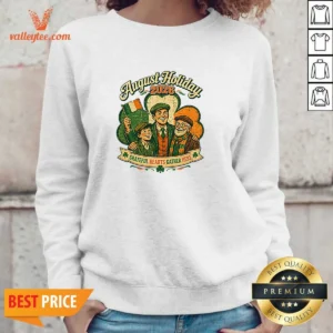 Original August Holiday Ireland Family Gratitude Vintage Sweatshirt