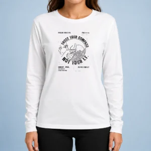 Hot Premium Trust Your Compass Not Your Lt Grunt Pub Section 2 2025 Edition long sleeve shirt in dark color with bold text design